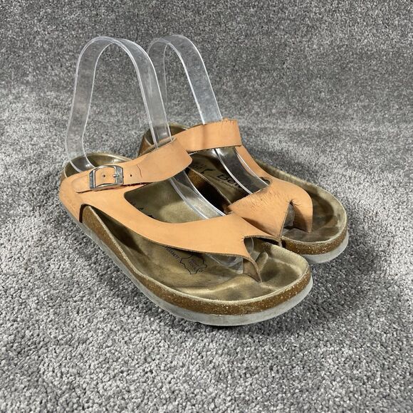 Birkenstock Shoes - Betula Birkenstock Women's Sandals Fussbett Jasmine Coral Leather Sz 5 US Narrow